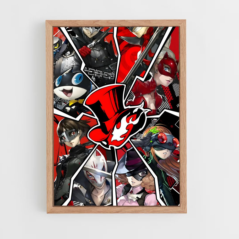 Poster Les Voleurs de Rêves – affiche Persona 5 (vue 4)